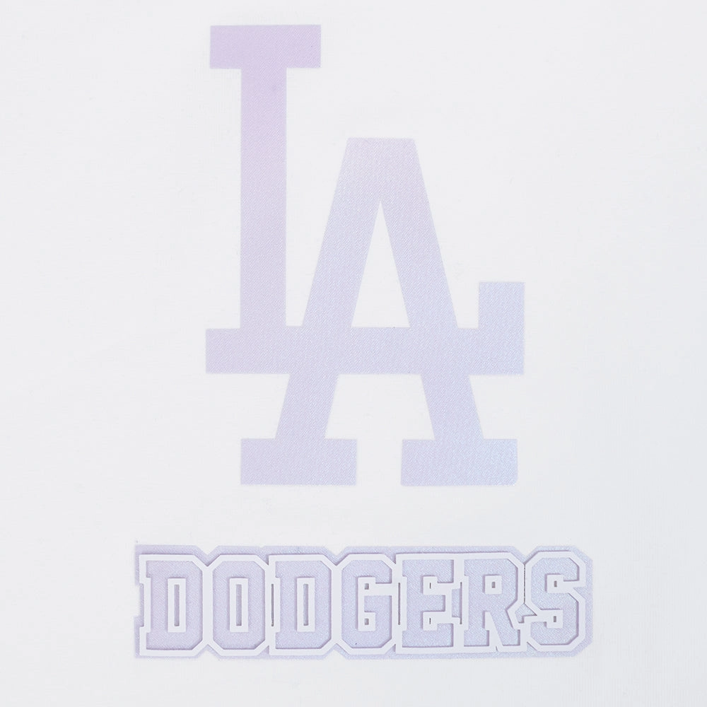 MANGA CORTA CROP MLB LOS ANGELES DODGERS HOLOGRAM PARA MUJER