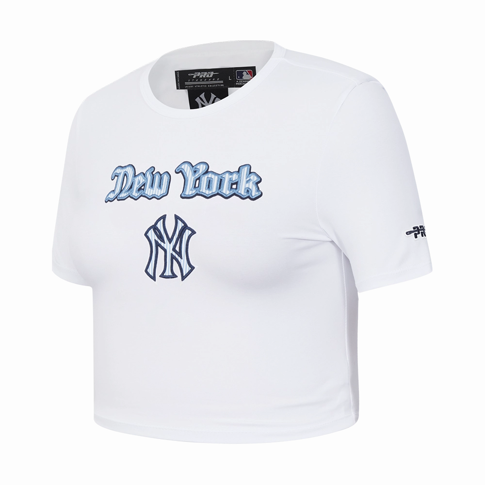 MANGA CORTA CROP MLB NEW YORK YANKEES COUNTRY CLUB PARA MUJER