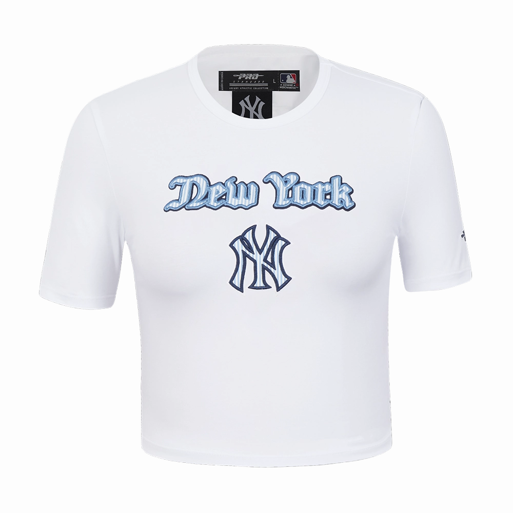 MANGA CORTA CROP MLB NEW YORK YANKEES COUNTRY CLUB PARA MUJER
