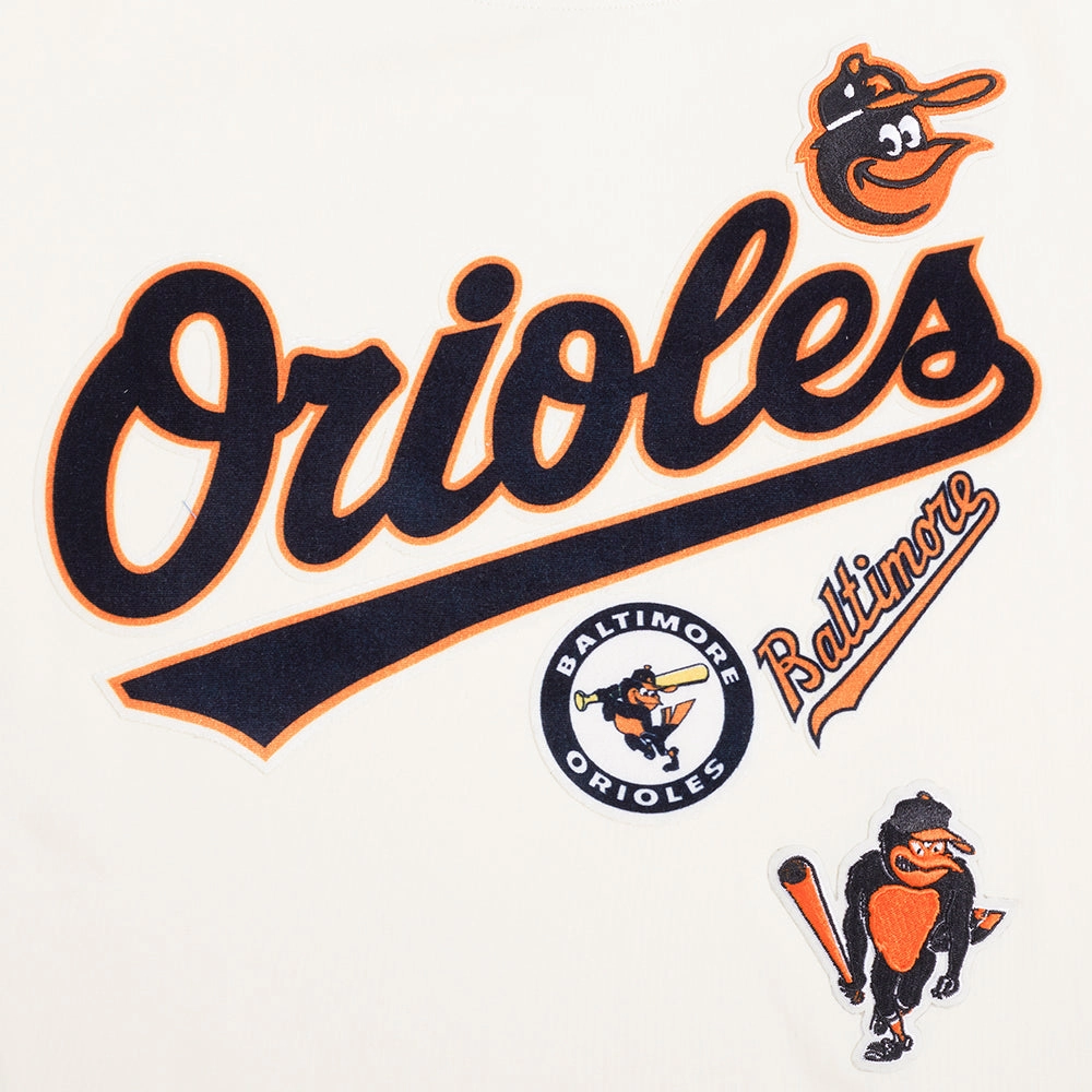 MANGA CORTA MLB BALTIMORE ORIOLES RETRO CASCADE PARA MUJER