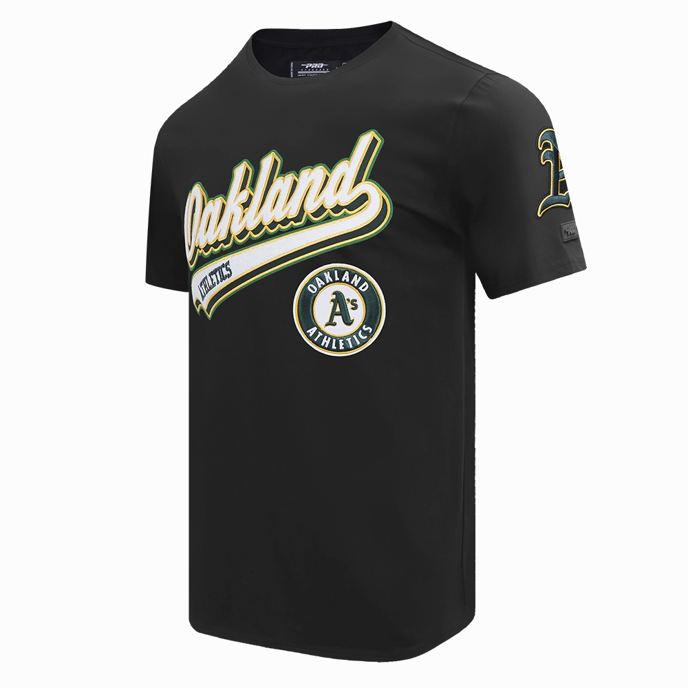 MANGA CORTA MLB OAKLAND ATHLETICS SCRIPT TAIL