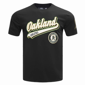 MANGA CORTA MLB OAKLAND ATHLETICS SCRIPT TAIL