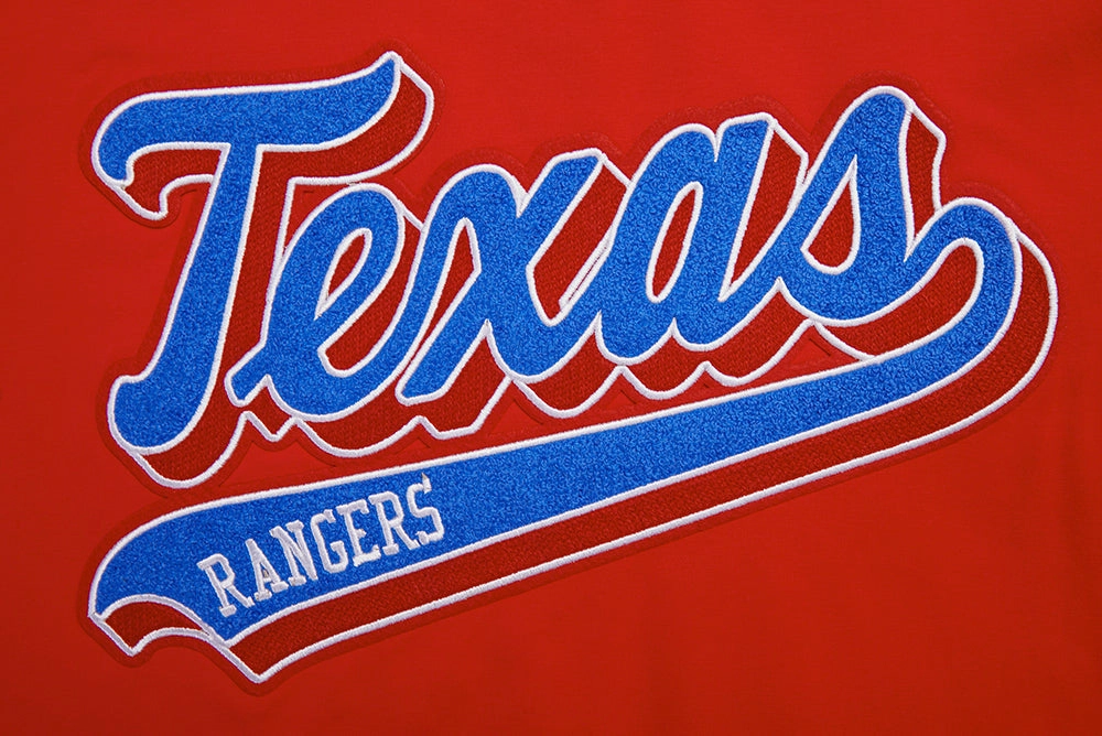 MANGA CORTA MLB TEXAS RANGERS SCRIPT TAIL