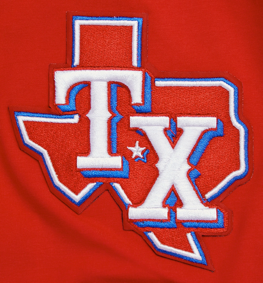 MANGA CORTA MLB TEXAS RANGERS SCRIPT TAIL