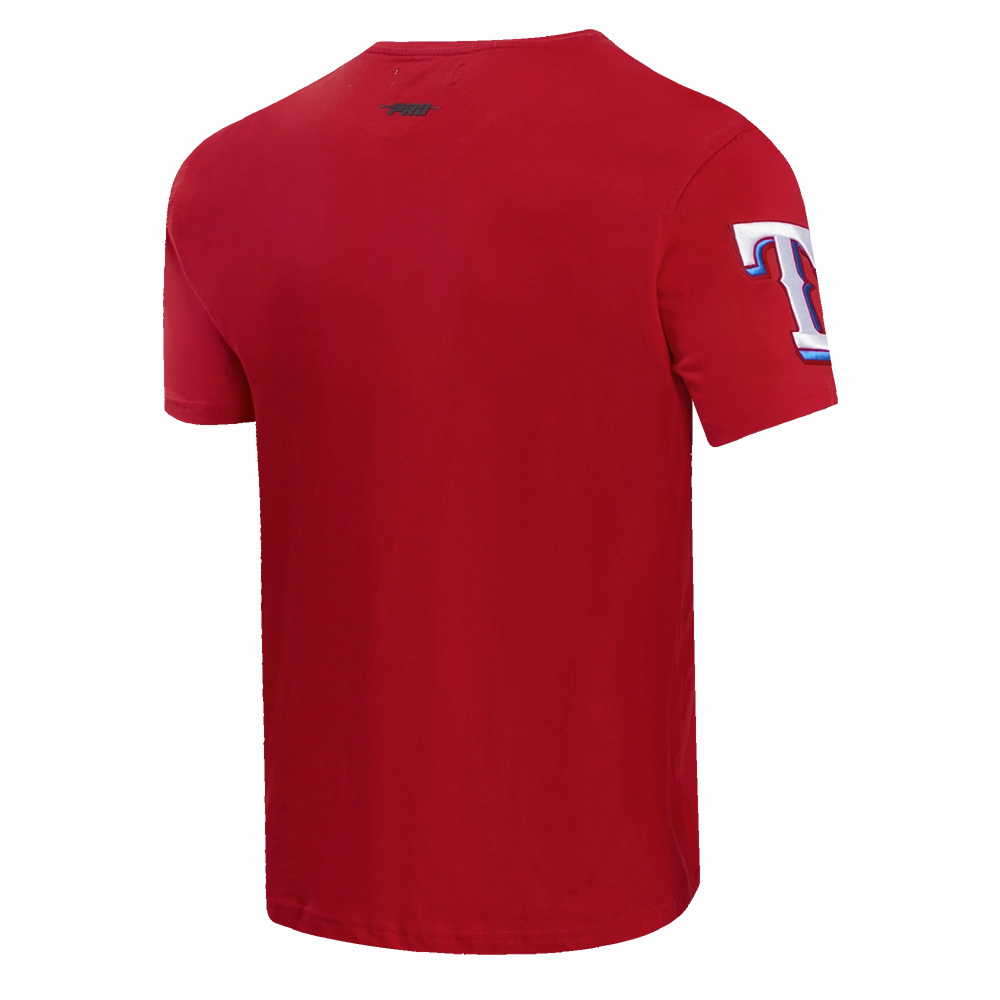 MANGA CORTA MLB TEXAS RANGERS SCRIPT TAIL