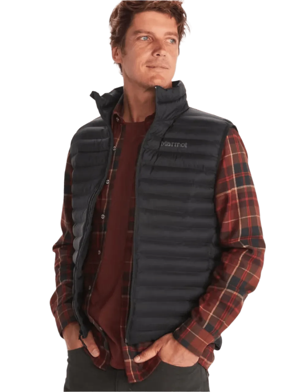 Marmot - Men'S M2 Echo Featherless Vest Black Friday Deal Father's Day Sale