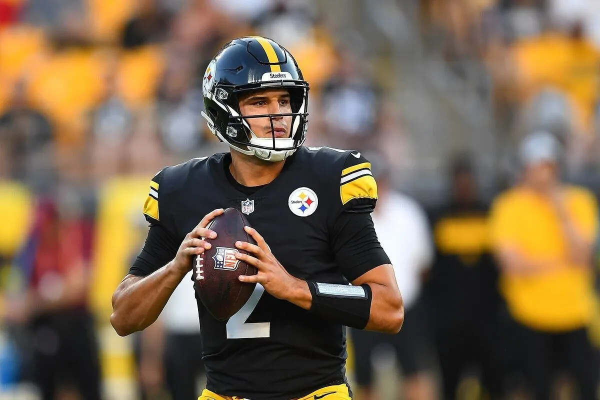 Mason Rudolph Signed Pittsburgh Jersey (Leaf COA) Steelers 3rd Rnd Pick 2018