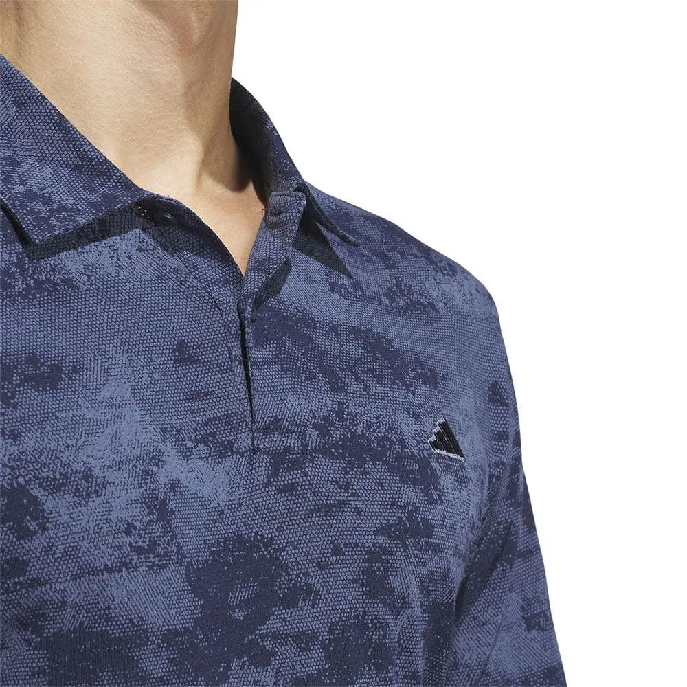 Adidas Go-To Print Polo Shirt - Collegiate Navy Valentine's Day Sale