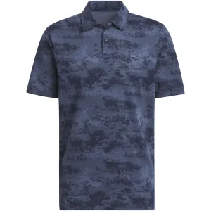 Adidas Go-To Print Polo Shirt - Collegiate Navy Built to Move You Be Unstoppable