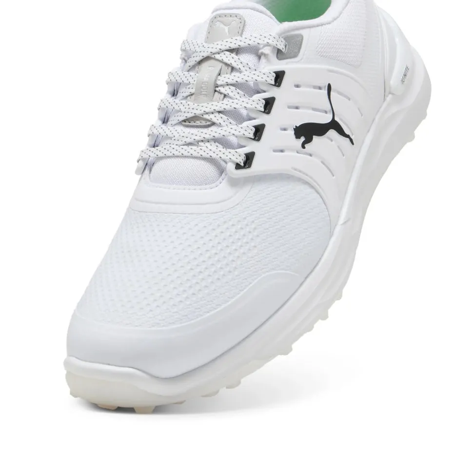 Puma Ignite Elevate 2 Wide Spikeless Golf Shoes - Puma White/Puma Black/Puma Silver Own Every Step