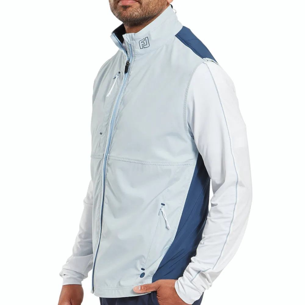 Dare to Lead Footjoy Temposeries Lightweight Gilet - Skyway/Dark Denim