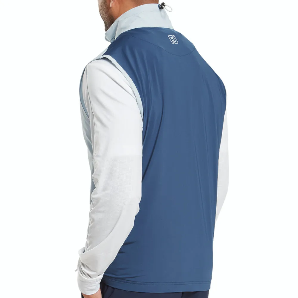 All Saints' Day Sale Footjoy Temposeries Lightweight Gilet - Skyway/Dark Denim