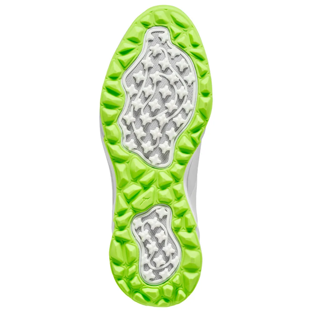 Game-Changer Footwear Mizuno Hazard Boa Spikeless Waterproof Shoes - White/Green Gecko