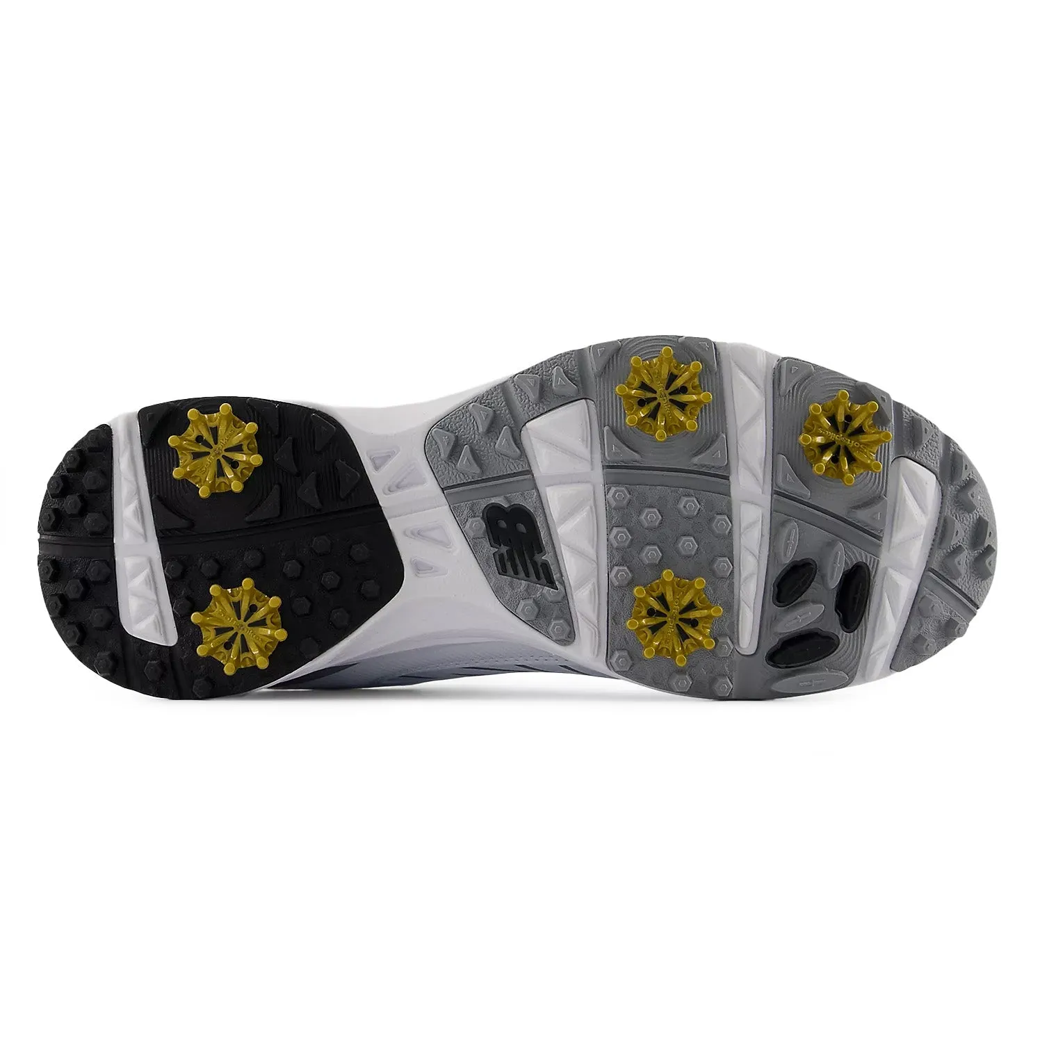 Loud Looks, Smooth Moves New Balance Brighton V2 Wide (Ee) Golf Shoes - White/Grey
