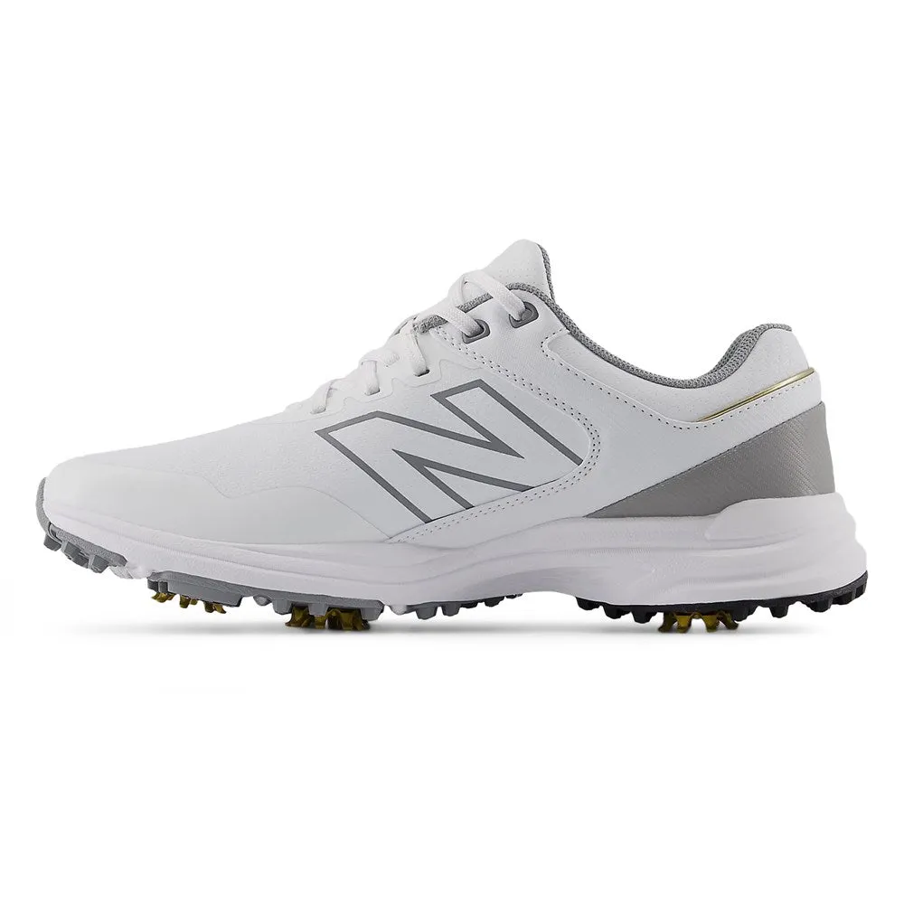 Chase What Moves You Move Like You Mean It New Balance Brighton V2 Wide (Ee) Golf Shoes - White/Grey