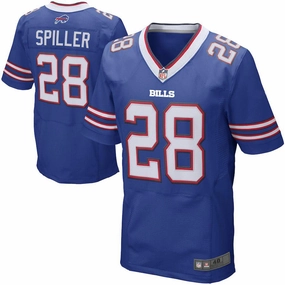Mens Buffalo Bills CJ Spiller Royal Blue Elite Jersey