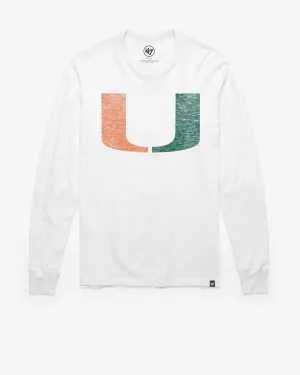 MIAMI HURRICANES PREMIER FRANKLIN LONG SLEEVE TEE