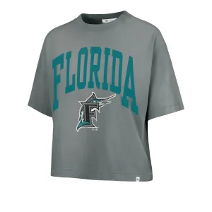 MIAMI MARLINS COOPERSTOWN SHALE '47 MONTAUK CROP TEE WOMENS