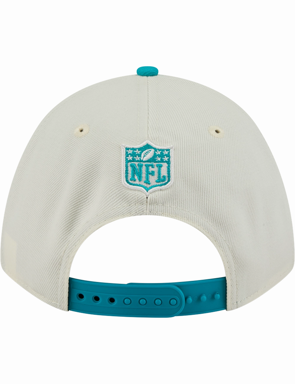 Miami Dolphins New Era NFL 25 Draft 9FORTY M-Crown Snapback Hat - Chrome