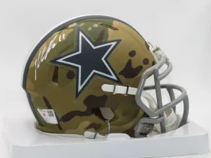 Micah Parsons Dallas Cowboys Signed Camo Mini Helmet