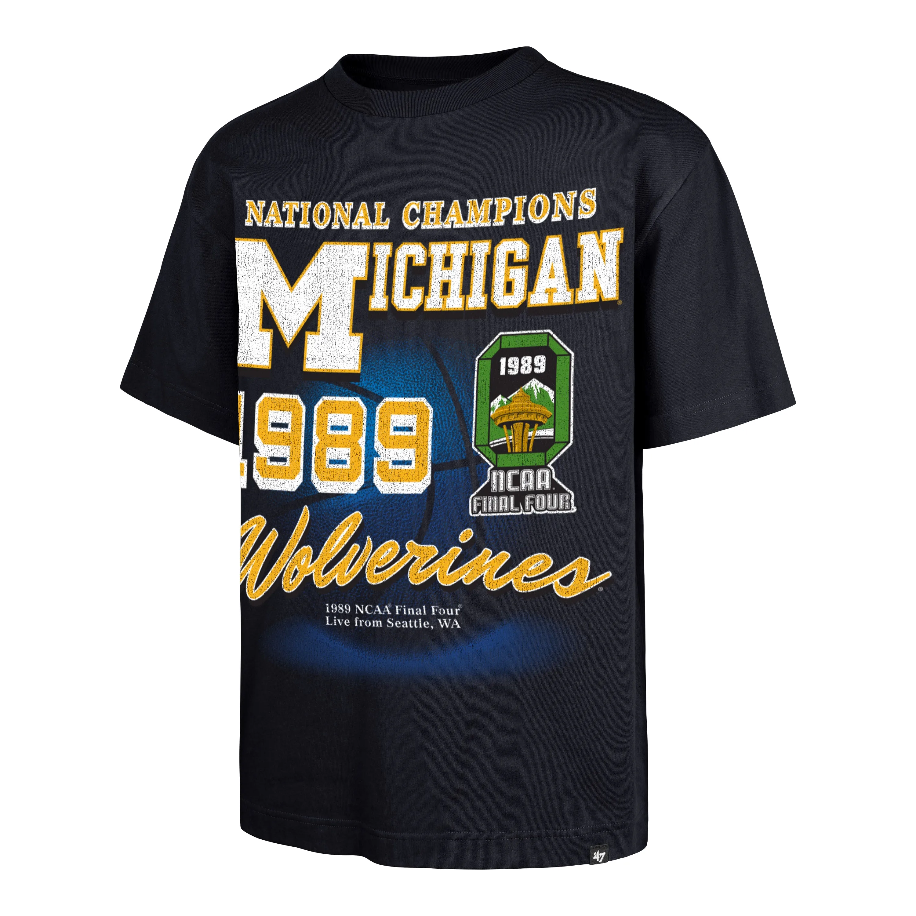 MICHIGAN WOLVERINES RAH RAH '47 FOUNDATION TEE