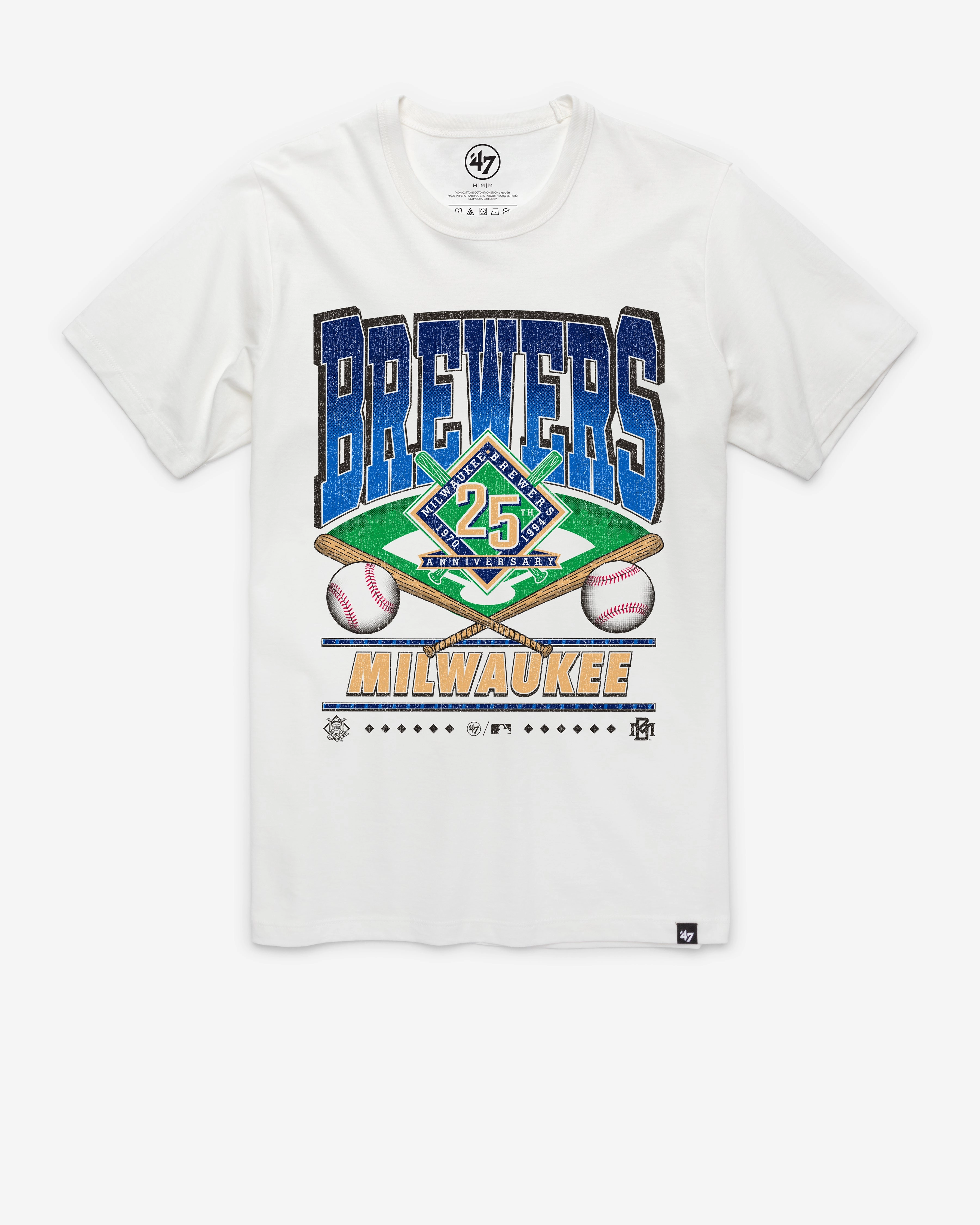 MILWAUKEE BREWERS STRAIGHT SHOT '47 FRANKLIN TEE