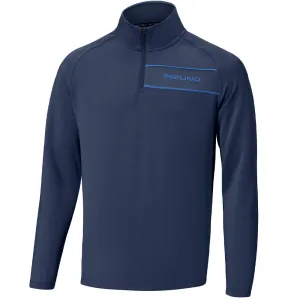 President's Day Sale Mizuno Box 1/4 Zip Sweater - Navy