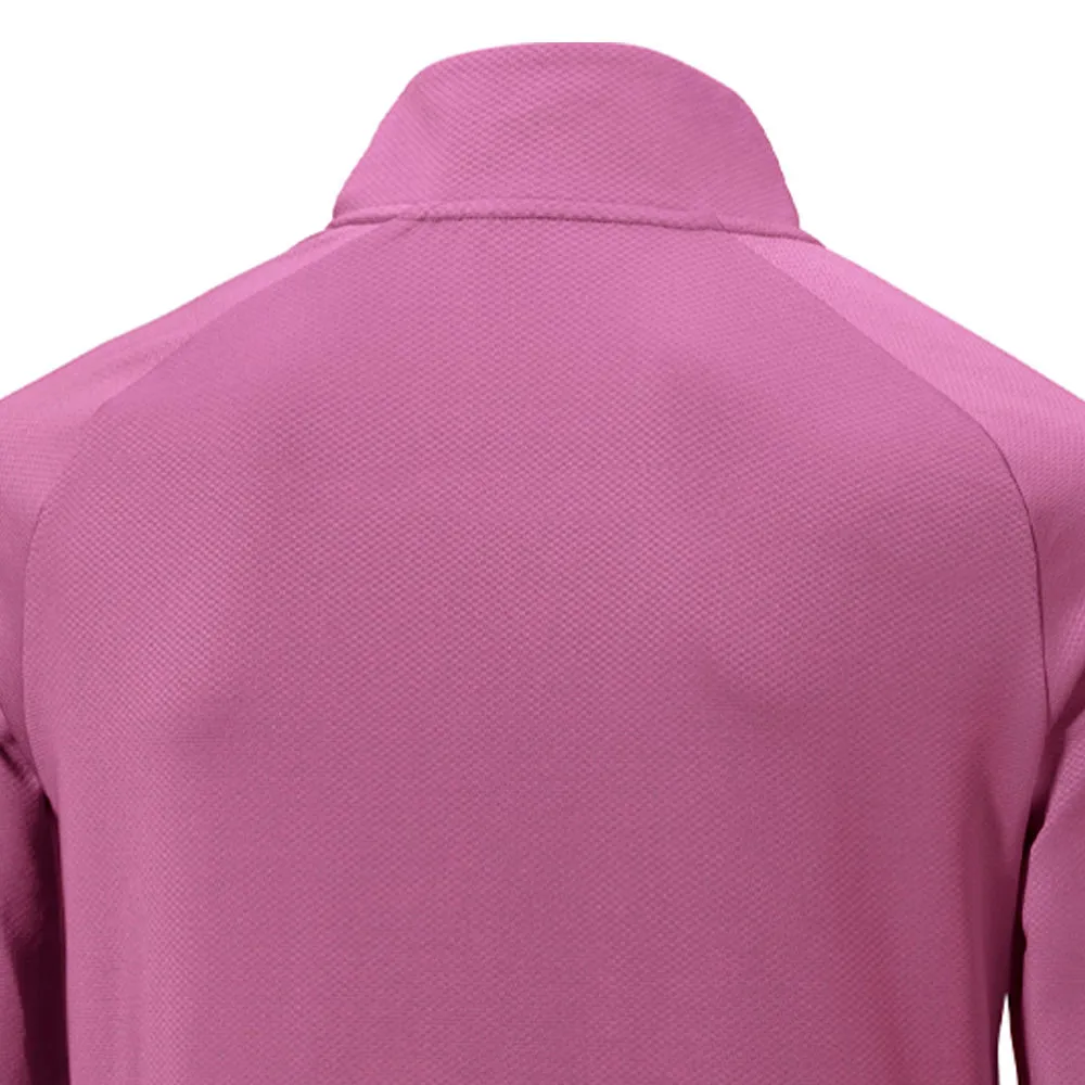 Move Like You Mean It Made to Turn Heads Mizuno Box 1/4 Zip Sweater - Royal Orchid