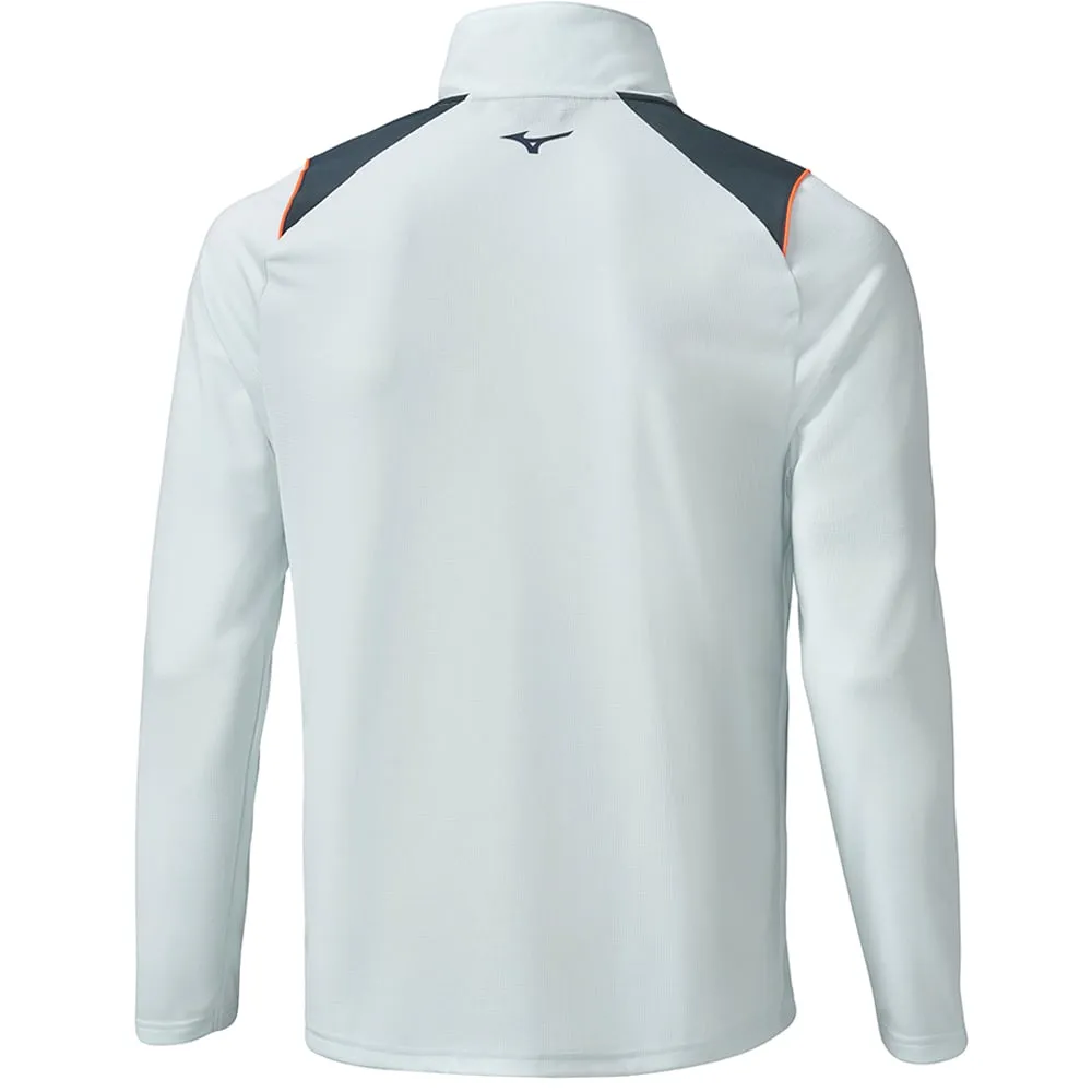 Autumn Sale Memorial Day Sale Mizuno Breath Thermo Elite 1/4 Zip Pullover - Light Blue