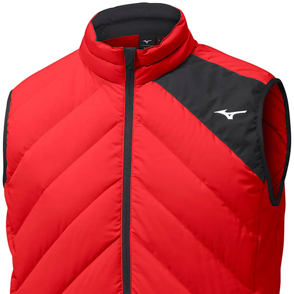 Mizuno Breath Thermo Move Down Gilet - Red Loud Looks, Smooth Moves