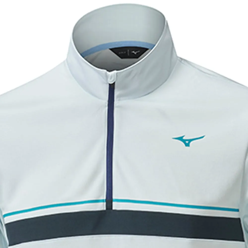 Mizuno Breath Thermo St 1/4 Zip Pullover - Light Blue The Fast Lane Choice Style Meets Power