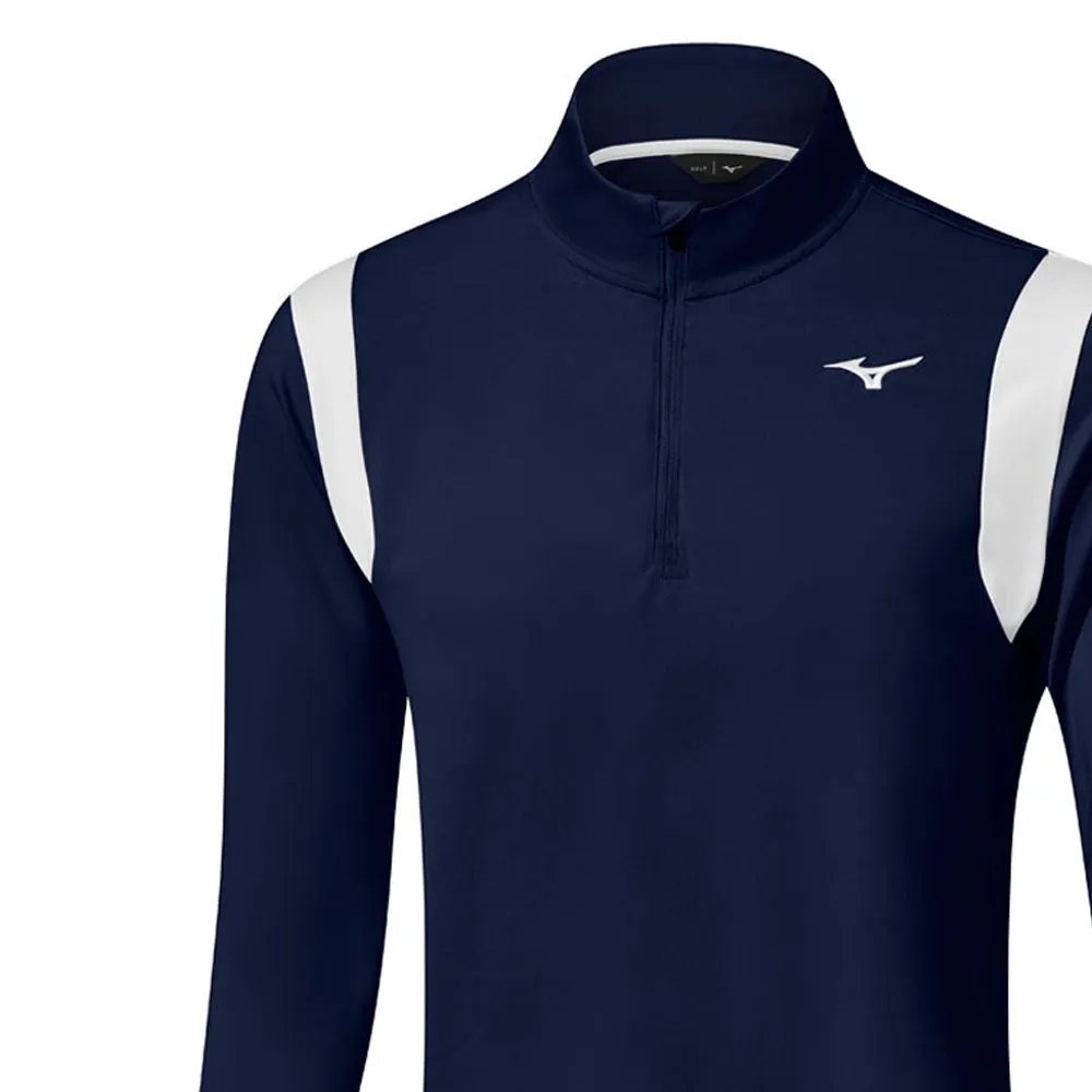 Mizuno Breeze Elite 1/4 Zip Sweater - Deep Navy Stay in Motion