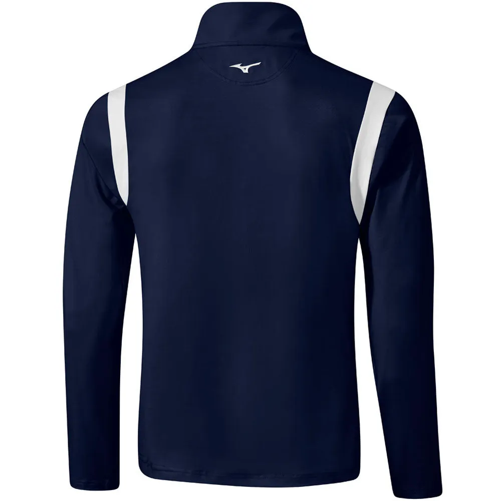 Define Your Own Way Mizuno Breeze Elite 1/4 Zip Sweater - Deep Navy