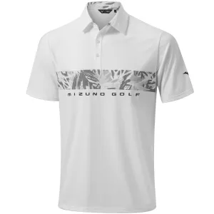 Mizuno Cali Stripe Polo Shirt - White Budget Friendly