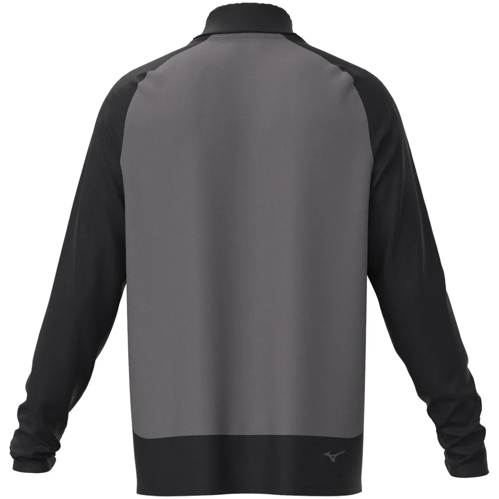 Mizuno Contrast 1/4 Zip Pullover - Black Step Into Strength Built for the Bold