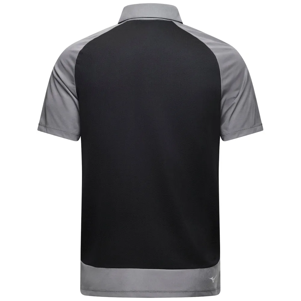 Walk Tall Made to Move Mizuno Contrast Polo Shirt - Charcoal