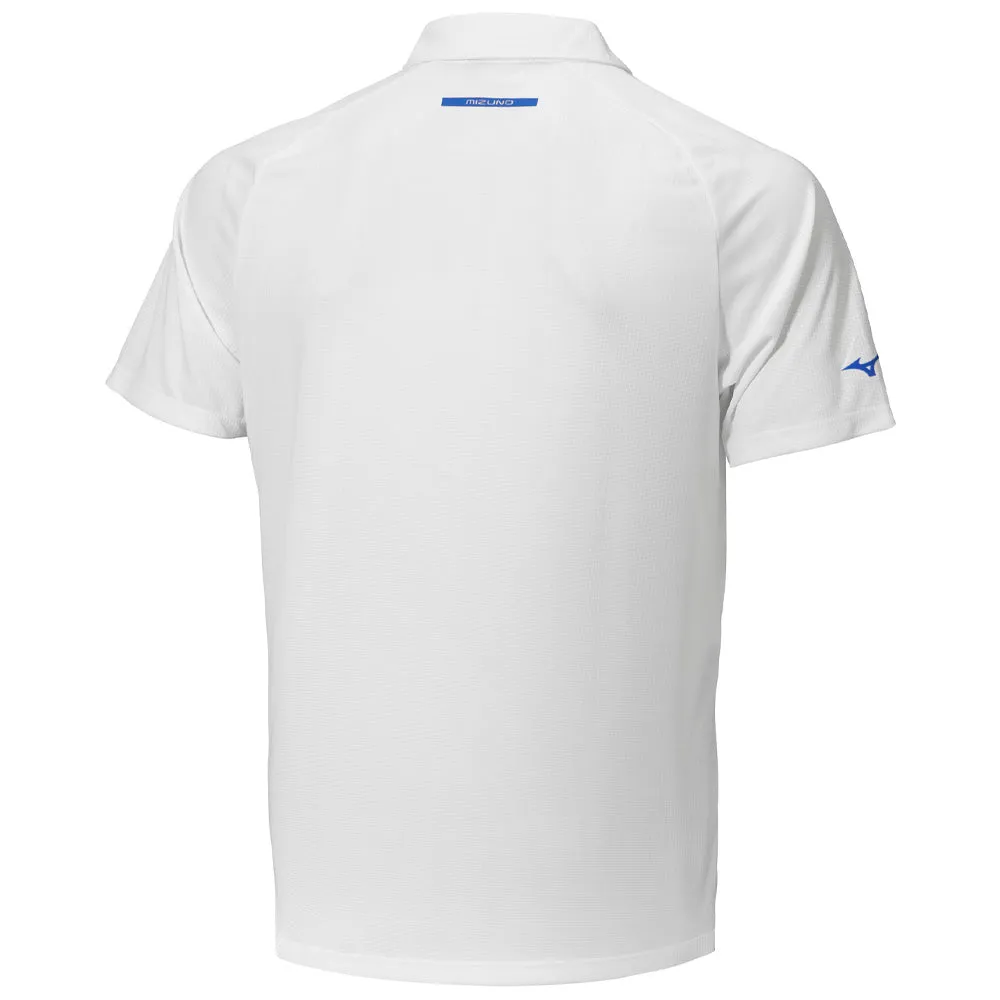 Rule the Streets All Eyes on You Mizuno Dash Polo Shirt - White