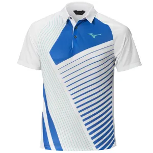 Mizuno Dash Polo Shirt - White Walk with Power Black Friday Exclusive