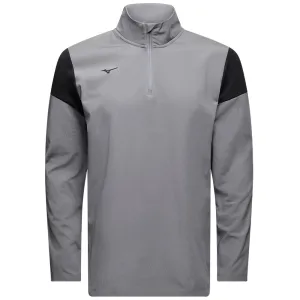 Mizuno Drop 1/4 Zip Pullover - Charcoal Spring Sale