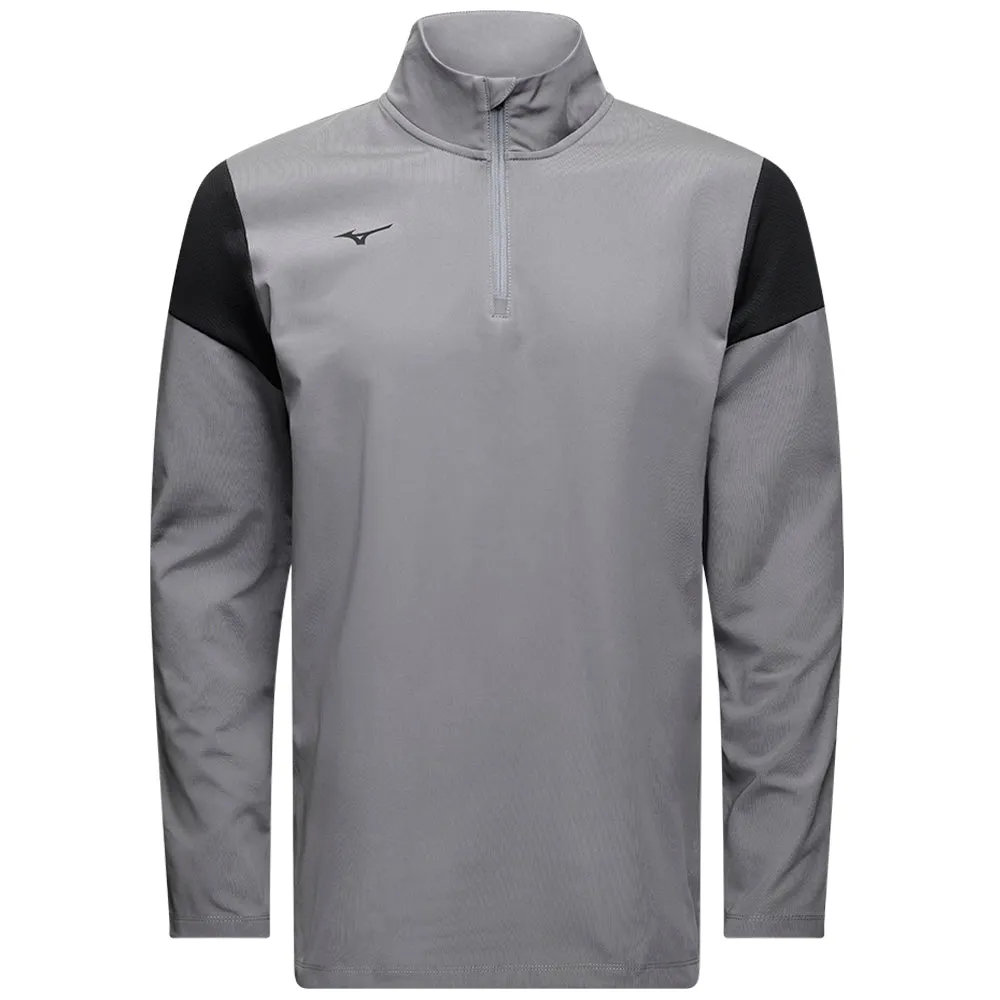 Mizuno Drop 1/4 Zip Pullover - Charcoal Spring Sale