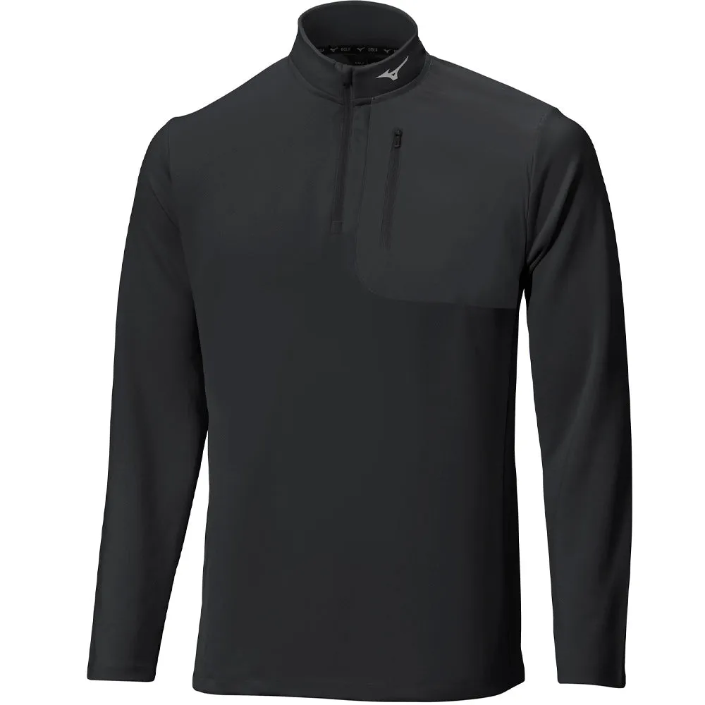 Mizuno Essential 1/4 Zip Sweater - Black Made to Move