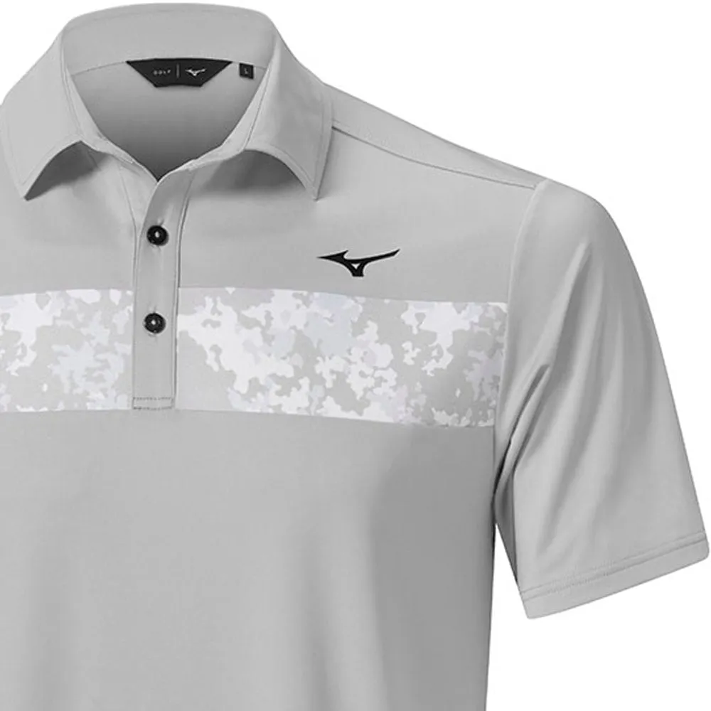 Mizuno Floral St Polo Shirt - Grey Step Out Boldly Limited Time Offer