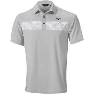 Mizuno Floral St Polo Shirt - Grey Black Friday Deal Autumn Sale
