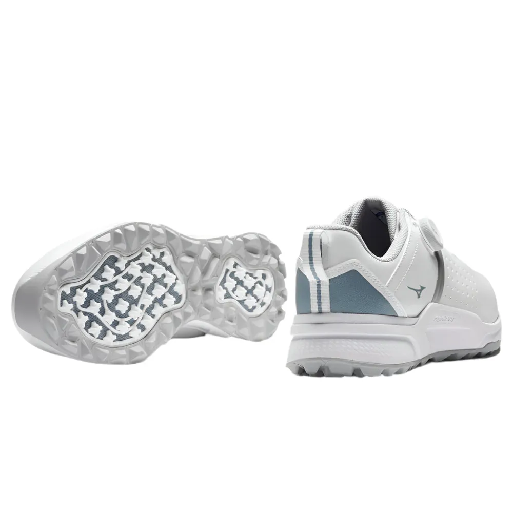 Mizuno Hazard Boa Spikeless Waterproof Shoes - Snow White/Citadel Economical