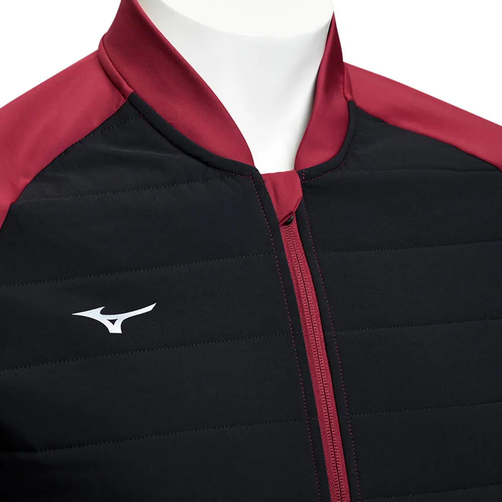 Black Friday Sale Fuel Your Fire Mizuno Hybrid Bomber Jacket - Burgundy