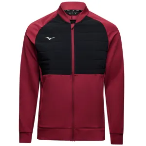 Own the Vibe Footwear for the Fearless Mizuno Hybrid Bomber Jacket - Burgundy