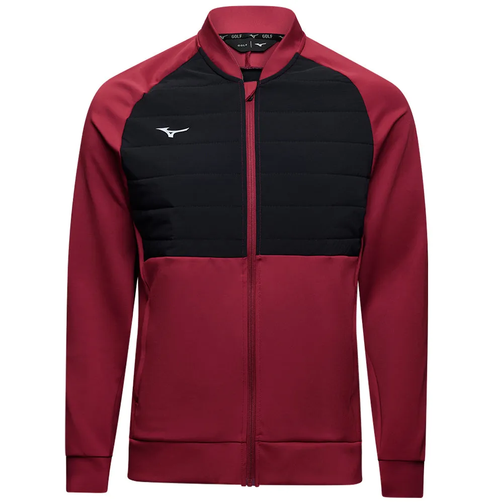 Own the Vibe Footwear for the Fearless Mizuno Hybrid Bomber Jacket - Burgundy