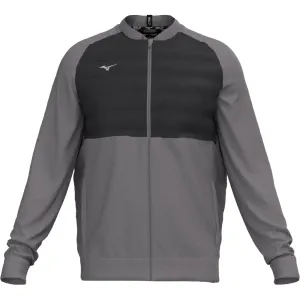 Mizuno Hybrid Bomber Jacket - Charcoal Biggest Sale of the Year Own the Vibe