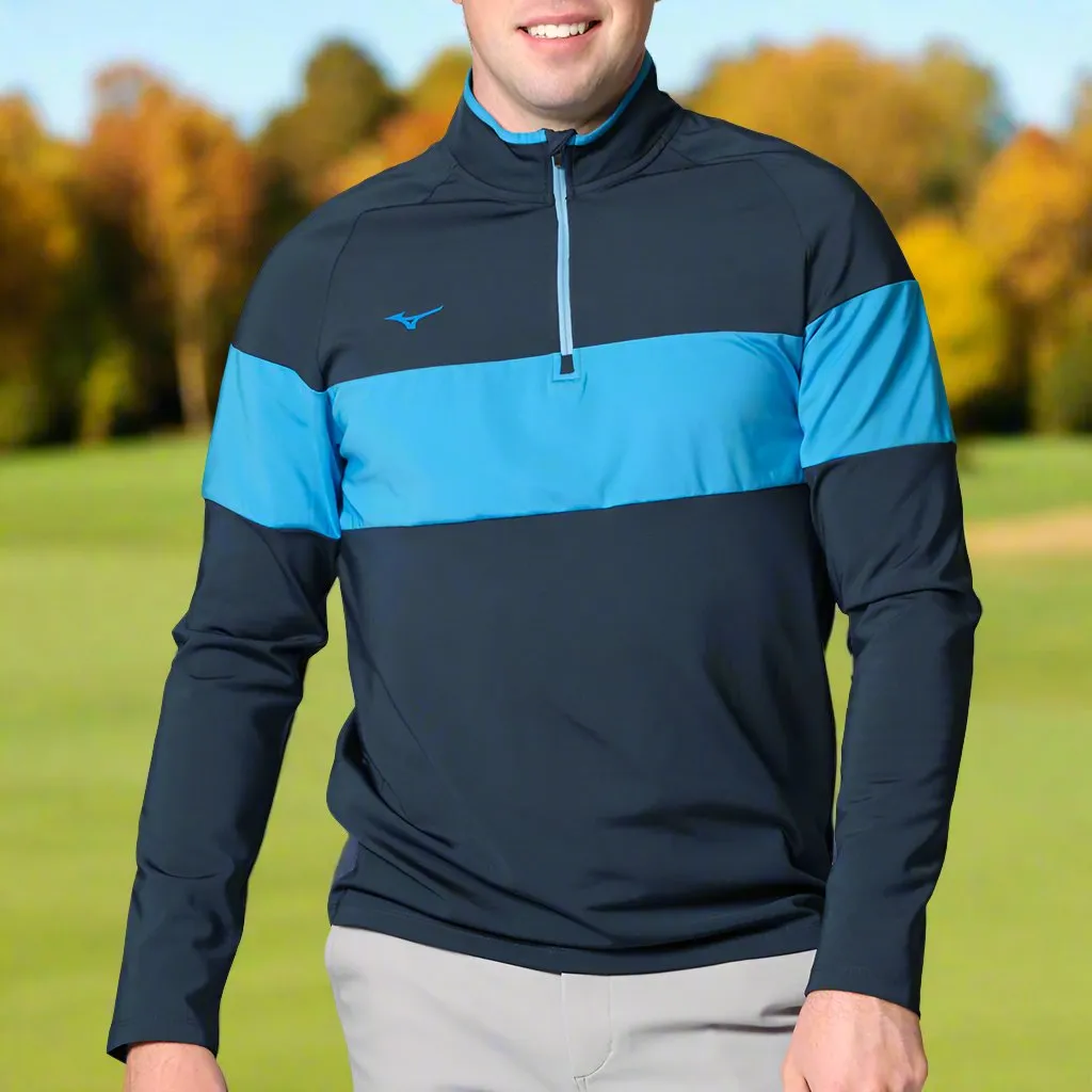 Mizuno Link 1/4 Zip Pullover - Navy Made to Move