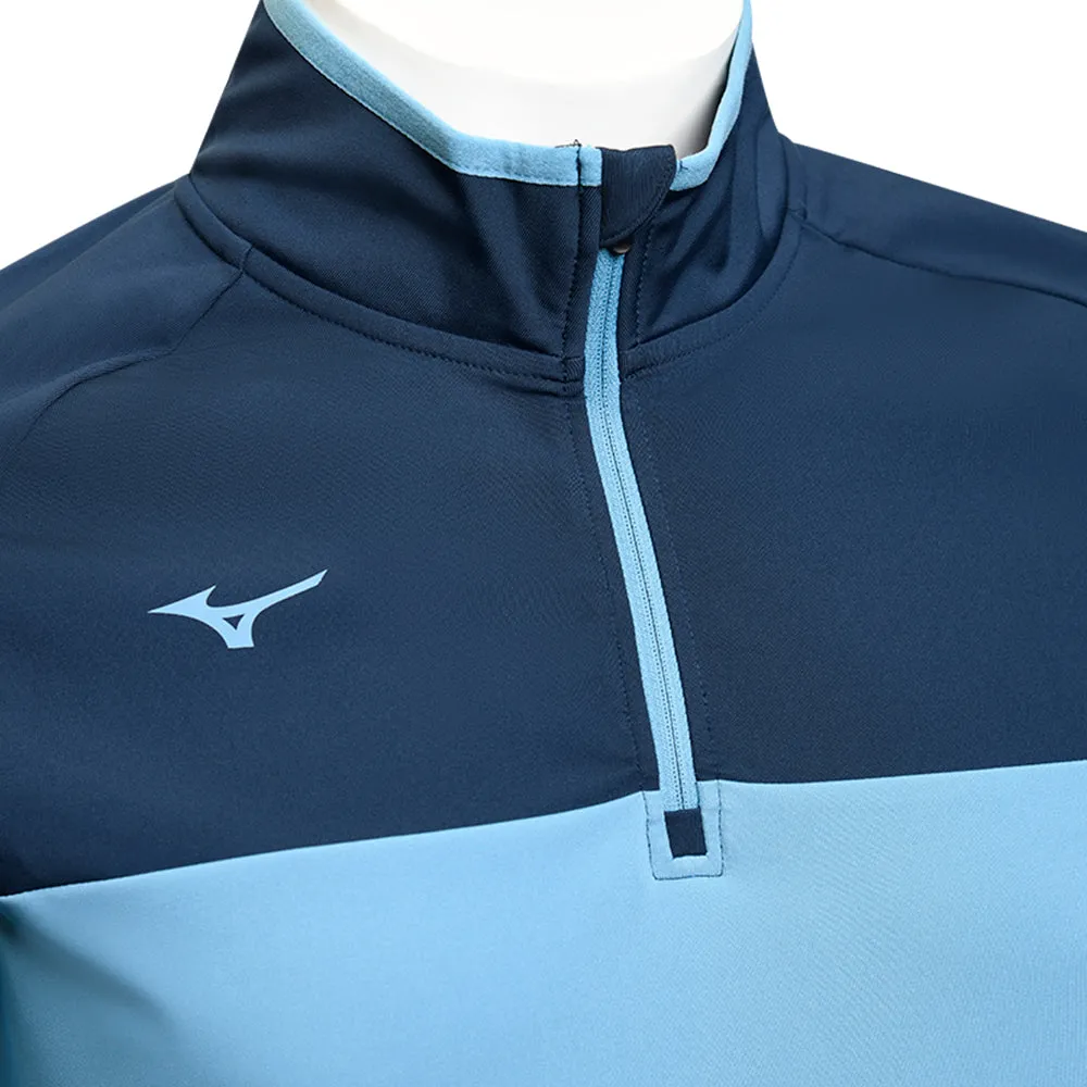 Push Beyond Limits Mizuno Link 1/4 Zip Pullover - Navy